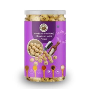 1. Roasted Himalayan Salt and Pepper Makhana | Premium Diet Snacks