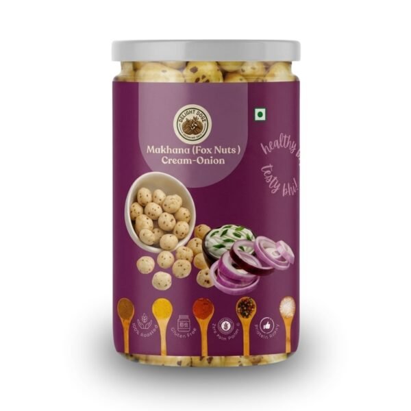Roasted Cream and Onion Makhana | Classic Savory Fox Nuts