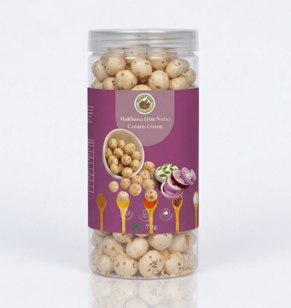 Roasted Cream and Onion Makhana | Classic Savory Fox Nuts