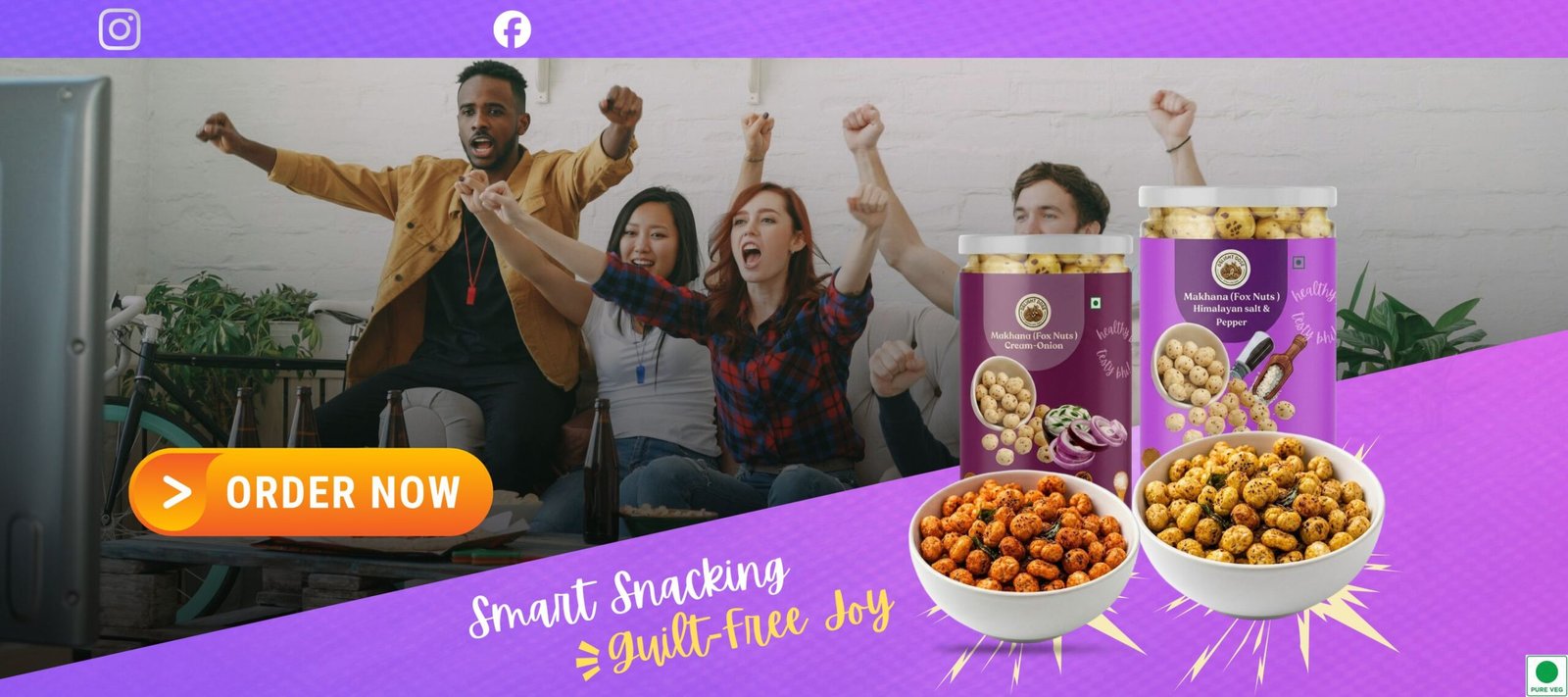 Roasted Makhana | Premium Diet Snacks